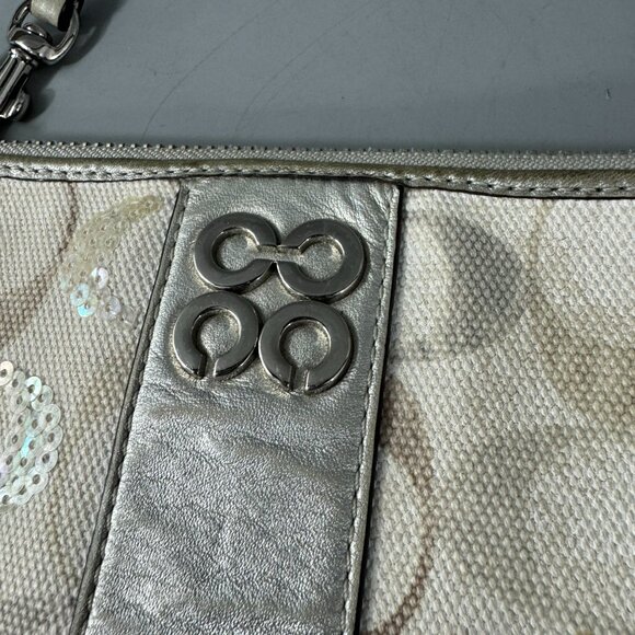 Coach Wristlet with Sequins - Picture 4 of 15